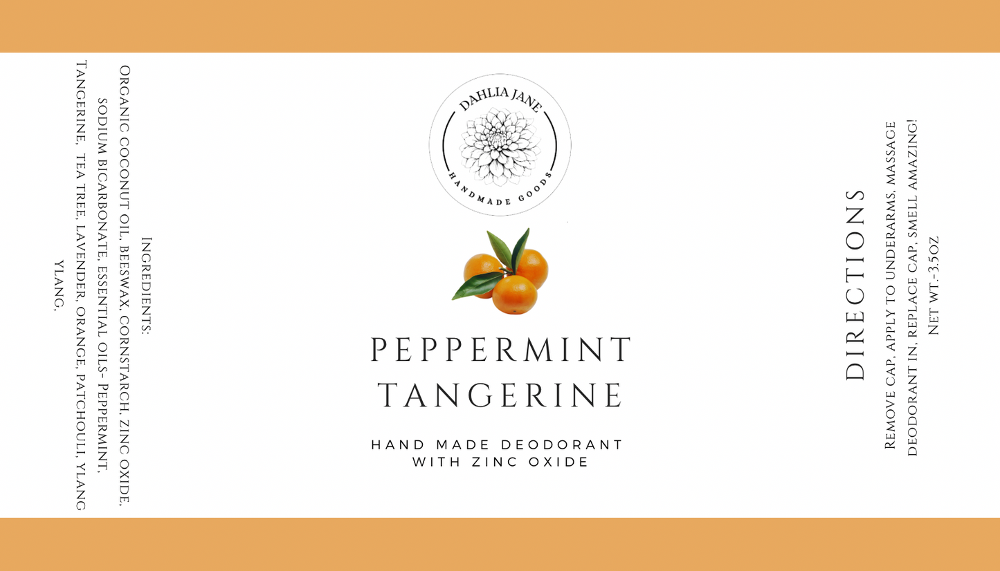 Peppermint Tangerine Deodorant