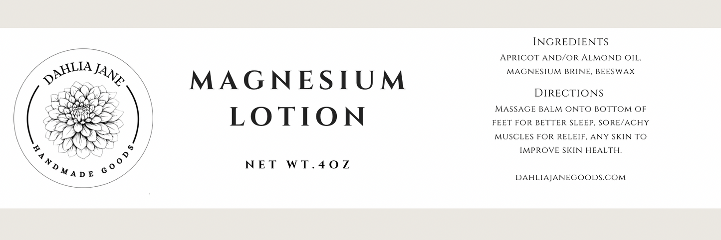 Magnesium Lotion