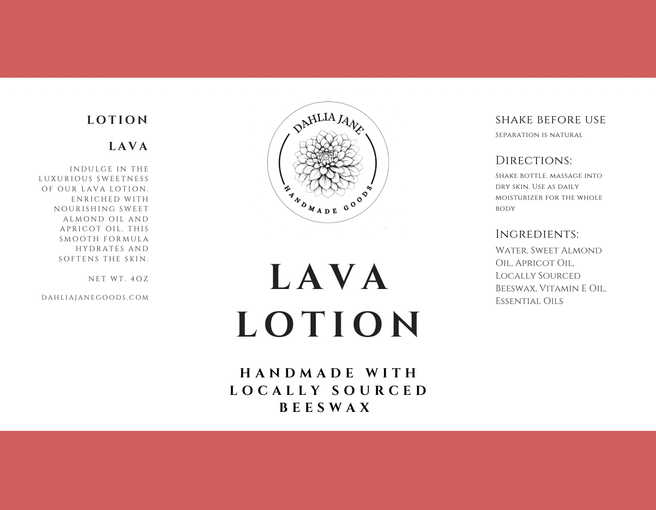Lava Lotion