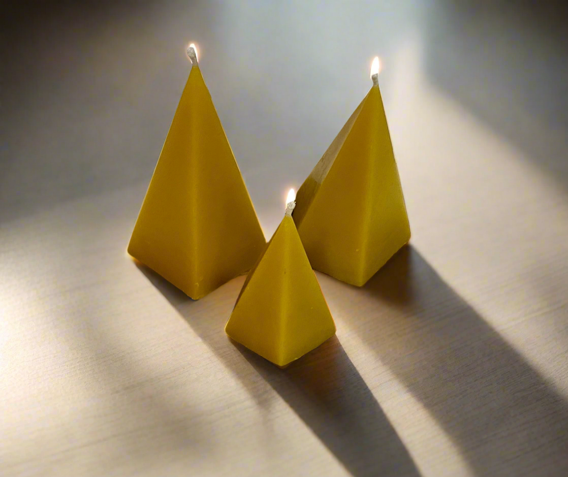 Pillar candles set of 3