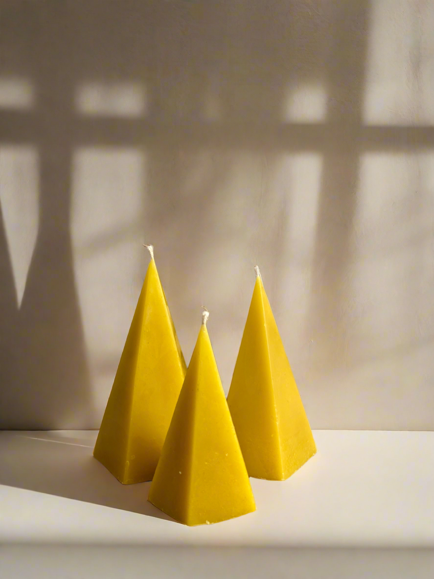 Pillar candles set of 3