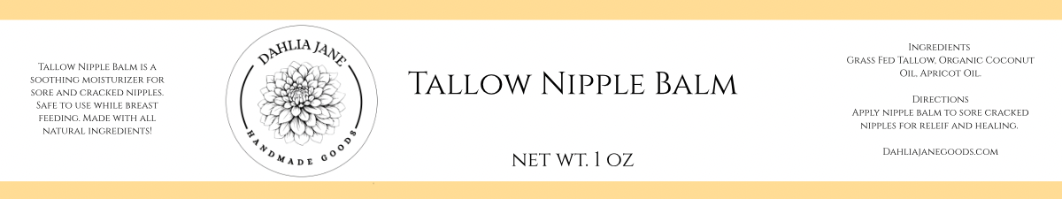 Tallow Nipple Balm