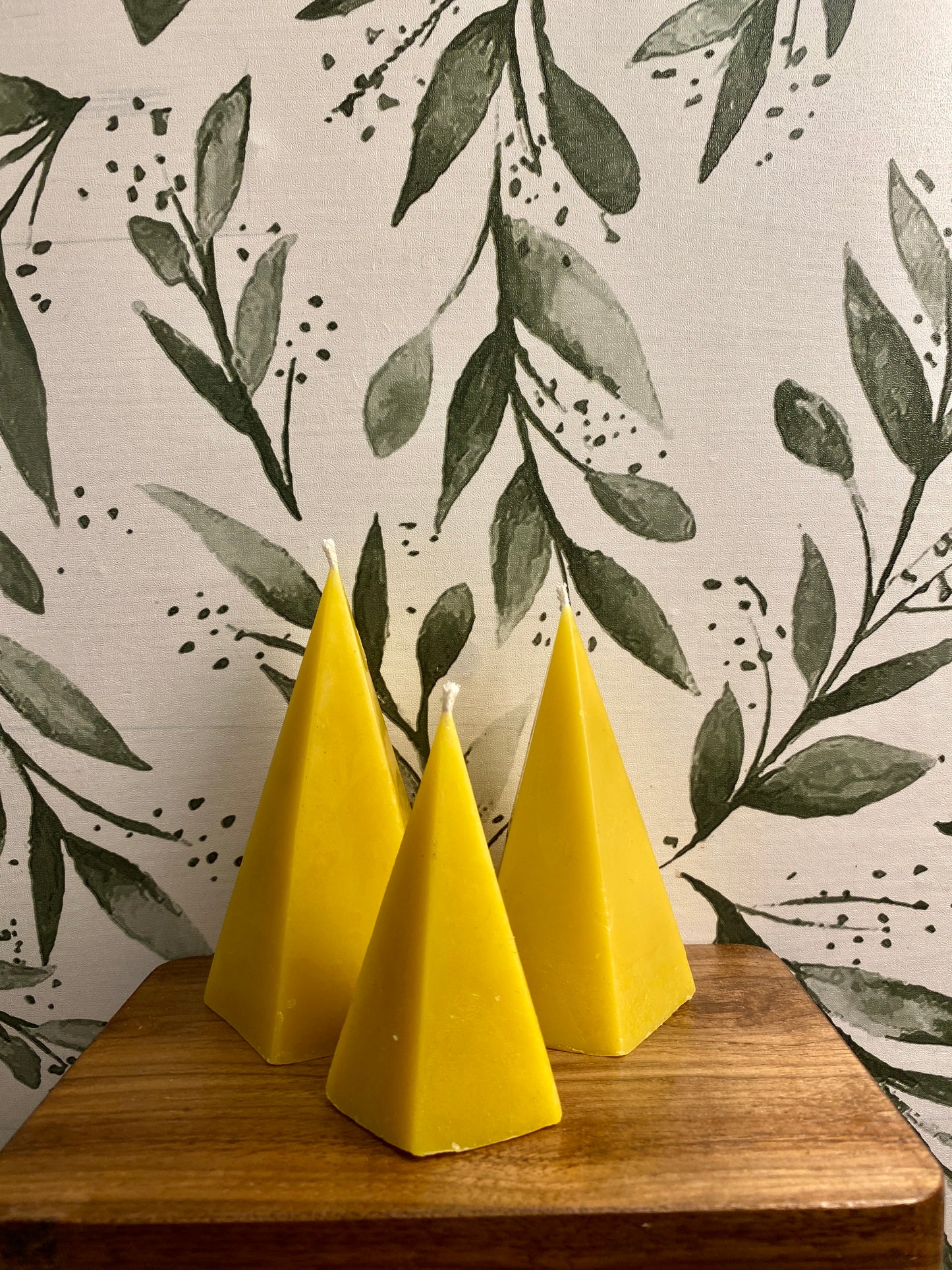 Pillar candles set of 3