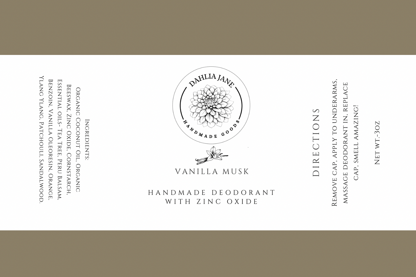 Vanilla Musk Deodorant