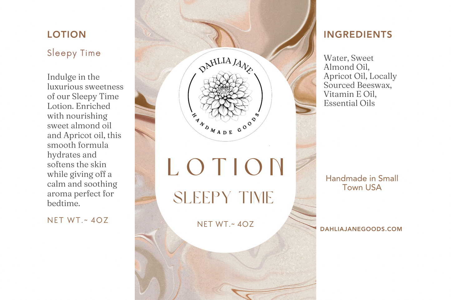 Sleepy Time Lotion