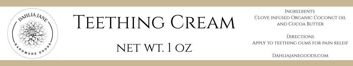 Teething Cream