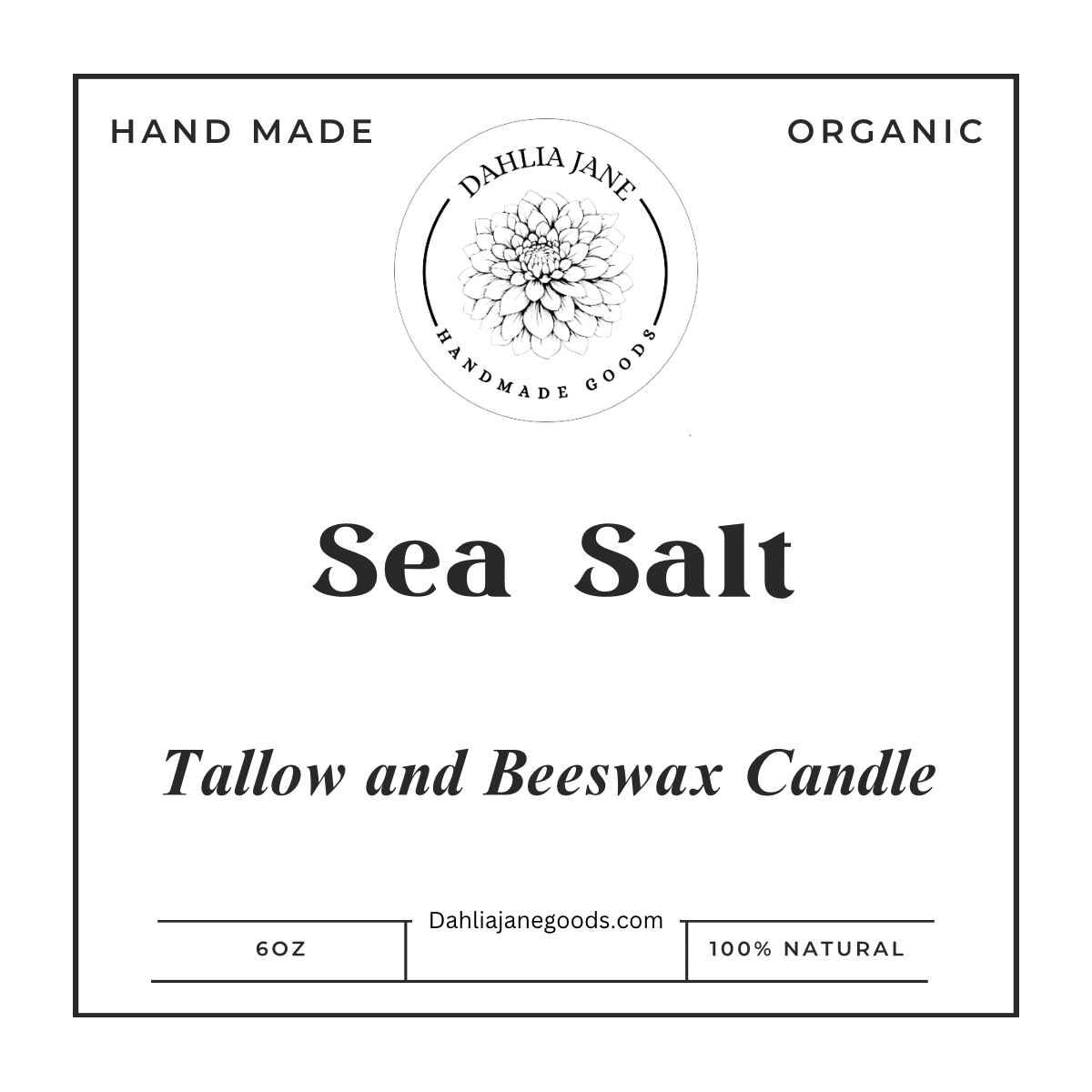 Tallow Beeswax Candle