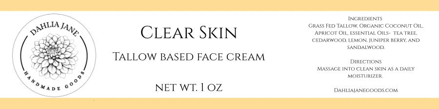 Tallow Facial Moisturizer