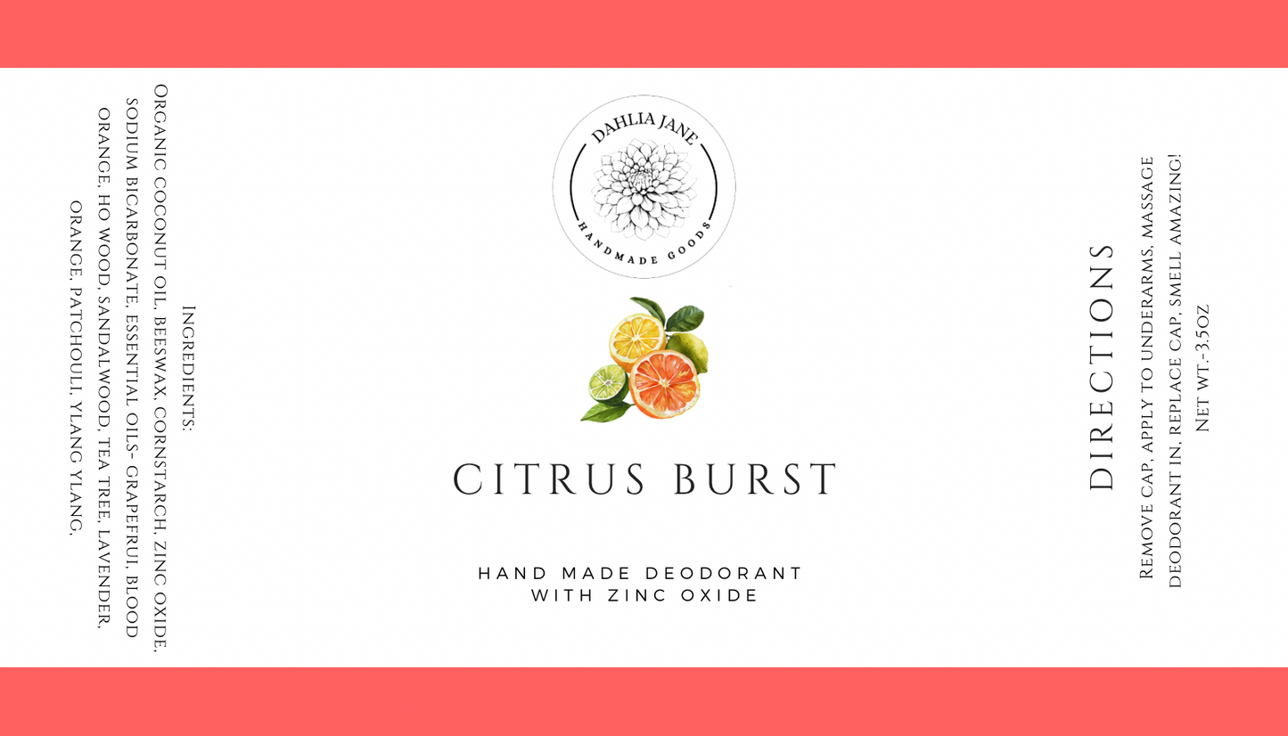 Citrus Burst Deodorant