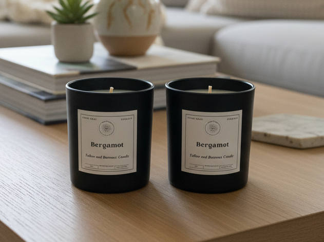 Tallow Beeswax Candle